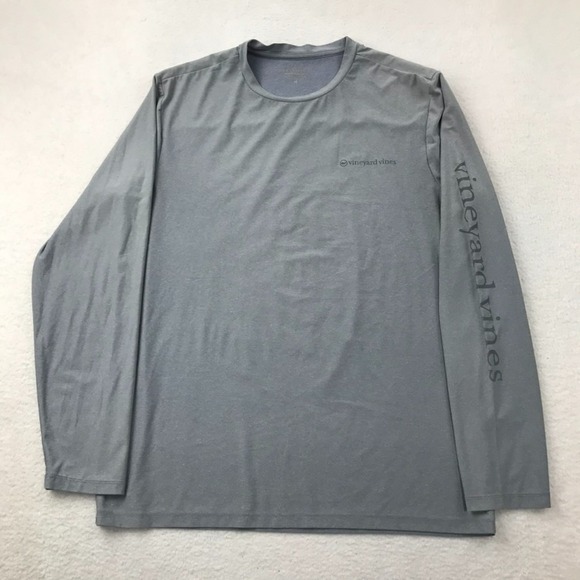 Vineyard Vines Other - Vineyard Vines Shirt Mens Medium Grey Performance Stretch Preppy Vented Back